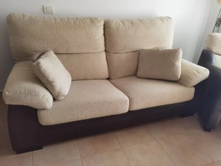 Conjunto de sofá y sillones relax