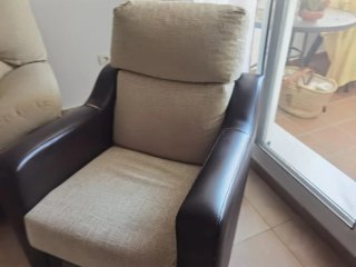 Conjunto de sofá y sillones relax