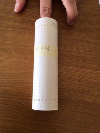 Rotolo per schede maglieria