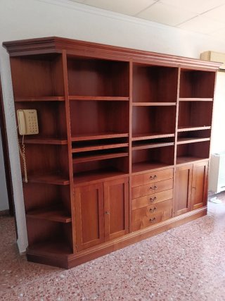 Librería Boiserie Madera
