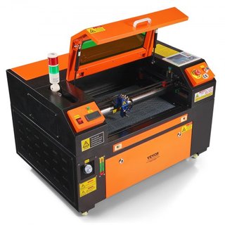 Grabador láser CO2 de 50W, 30 x 51 cm (12 x 20 in), máquina cortadora láser de 500 mm/s (19.7 IPS) con asistencia de aire de doble paso, compatible con LightBurn, CorelDRAW, AutoCAD, Windows, Mac ...