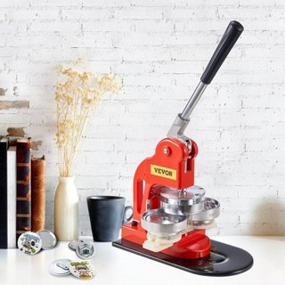 Máquina de Hacer Botones, Kit de Prensa de Insignias de 75 mm (3 pulgadas), Regalos DIY para Niños, Suministros para Hacer Botones con 500 piezas de Piezas de Botón y Cortador Circular y Libro Mágico