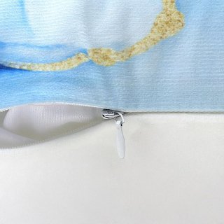 Fundas cojines mármol azul dorado 45x45