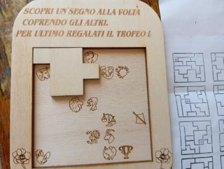 Rompicapo Zodiacale in Legno