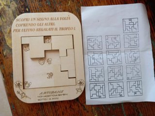 Rompicapo Zodiacale in Legno