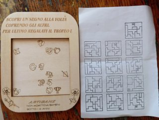 Rompicapo Zodiacale in Legno