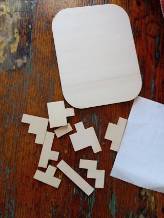 Rompicapo Zodiacale in Legno