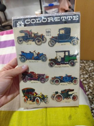 Pegatinas Colorette Vintage Coches y Animales