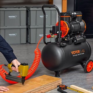 Compresor de Aire 35.2 L 1800W 5.12 CFM@ 90PSI 70 dB Ultra Silencioso Sin Aceite