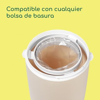 Bebeconfort papelera pañales tapa antiolor gris