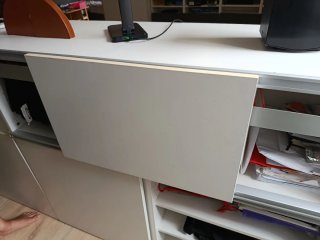 Mueble modular de oficina blanco
