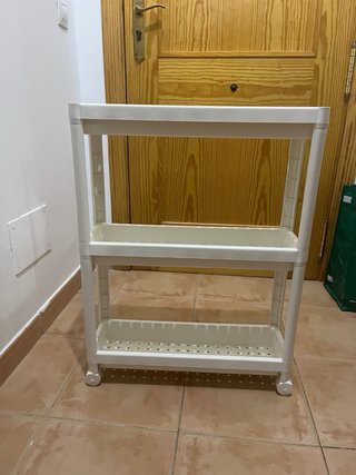 Carrito Auxiliar VESKEN IKEA Blanco