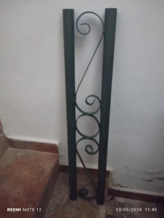 Barandilla de hierro forjado