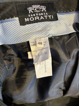 Abito Sartoria Moratti lucido blu taglia 48