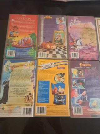 Lote 20 Películas VHS Disney Clásicos Español