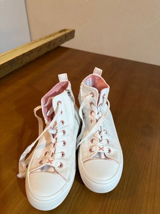 Zapatillas XTI Blancas y Rosas Talla 37