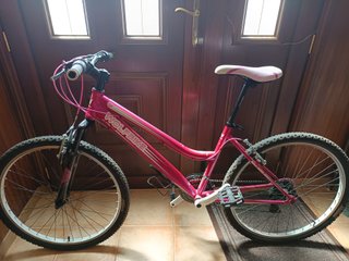 Bicicleta niña Wolfbike rosa 8-12 años