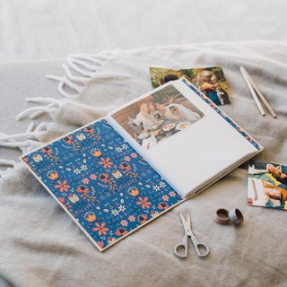 Álbum de fotos con bolsillos y tapa dura
