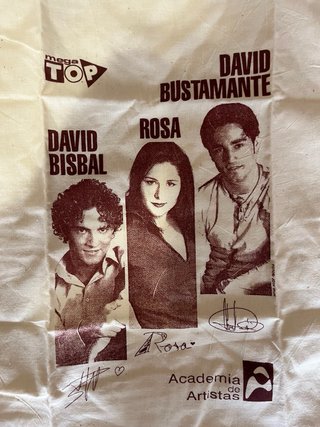 Mochila Oficial OT1 Rosa, Bisbal, Bustamante