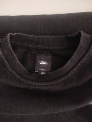 Sudadera Vans Niño Negra