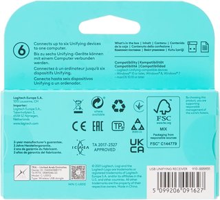 Logitech receptor inalámbrico conexión ratón