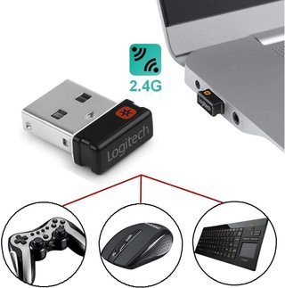 Logitech receptor inalámbrico conexión ratón