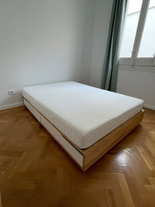 Cama Ikea Mandal 140x200 + Colchón Mauranger