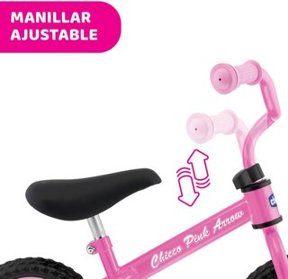 Chicco bicicleta sin pedales ajustable rosa