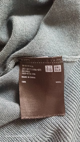 Chaqueta Uniqlo Lana 100% Talla S