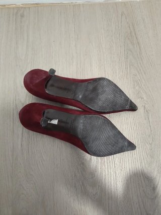Zapatos Pura Lopez Rojos Tacon Mujer