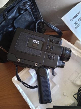 Cinepresa Chinon 20PXL Direct Sound Super 8