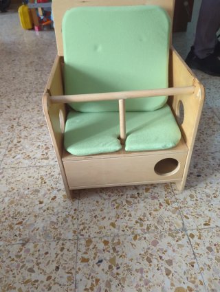 Trona evolutiva madera NUUN