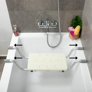 InnovaGoods taburete baño extensible