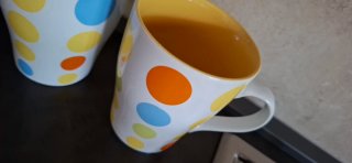 Set 2 Tazze Mug Colazione Multicolor