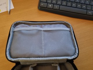Custodia organizer rigida nera Boona