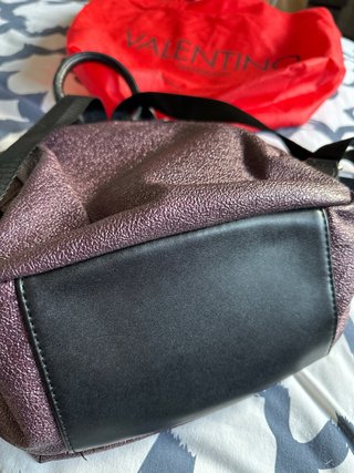 Mochila Valentino Morado y Dorado