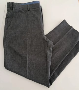 Pantalón de vestir gris Marks & Spencer T.44