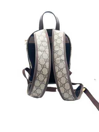 Mochila Gucci GG Tribanda Marrón y Verde