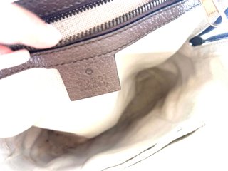 Mochila Gucci GG Tribanda Marrón y Verde