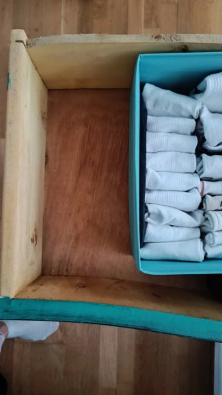 Cómoda restaurada 3 cajones madera