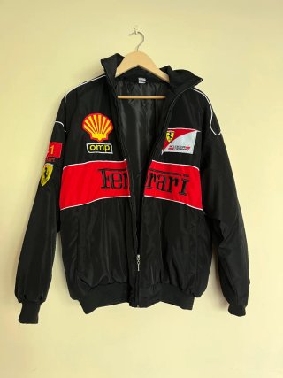 Chaqueta Ferrari Negra y Roja
