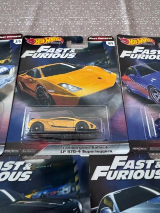 Hot Wheels Fast & Furious 5 set fast imports