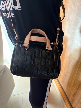 Bolso CH Negro y Beige