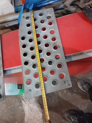 Peldaños de camión metálicos