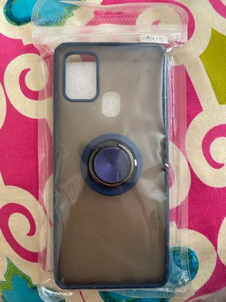 Funda Samsung A21S con Anillo Azul