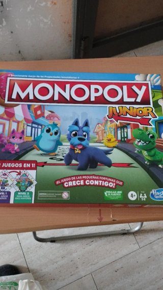 Monopoly Junior Juego de Mesa Infantil