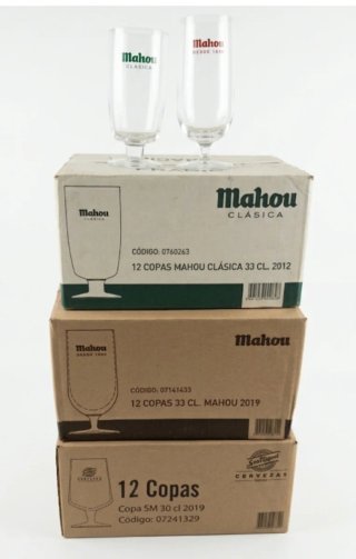 36 Copas Mahou Clásica 33 cl