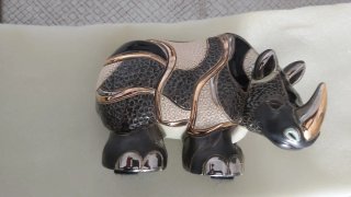 Cerámica De Rosa Rinconada Diseño Hecho a Mano