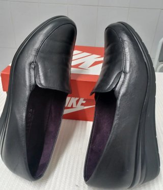 Mocasines Pitillos Negros Mujer