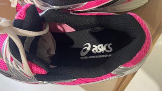 Zapatilla Asics Talla 44 Rosa y Plata